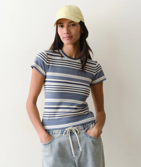 Marine Layer Lexi Rib Sun-In Crew Tee - Womens ilas / L