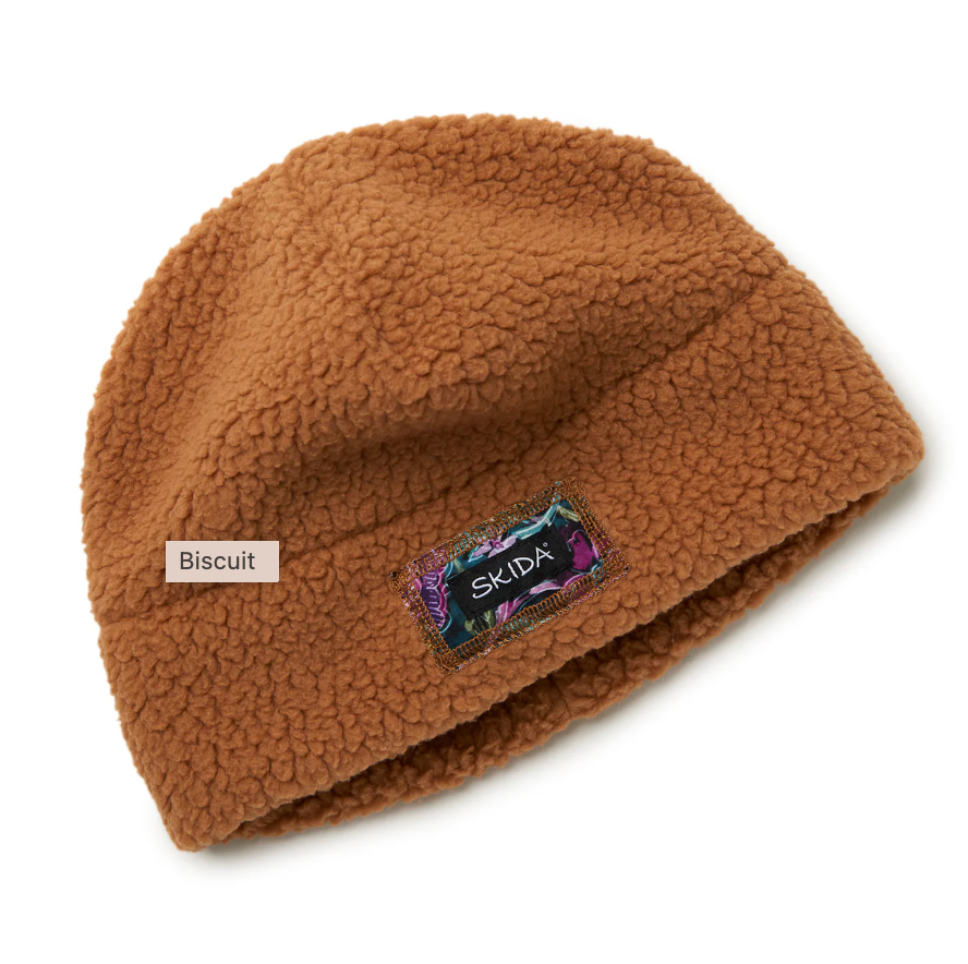 Skida High Pile Fleece Hat Biscuit