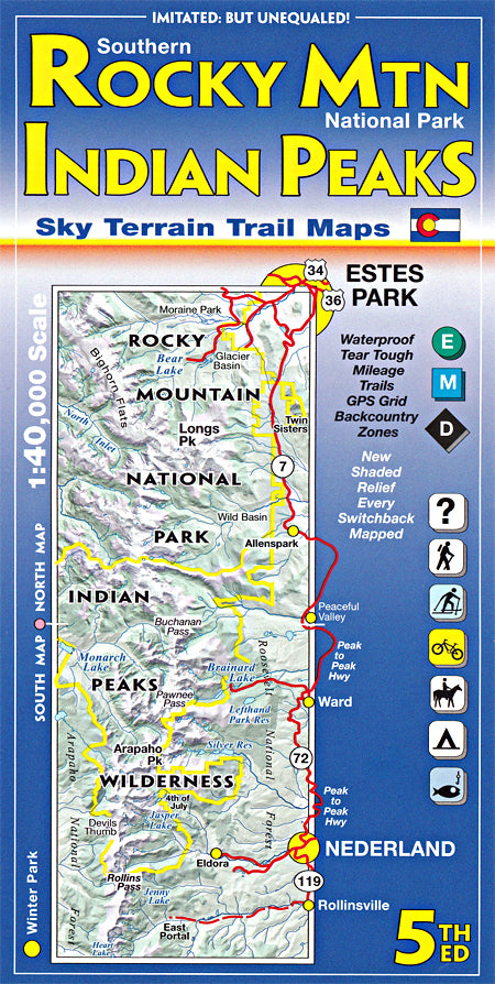 Sky Terrain Rmnp/Indian Peaks 5E
