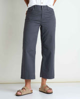 Toad & Co. Earthworks Wide Leg Pant - Womens Soot / 10