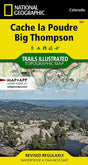 National Geographic Maps Cache la Poudre, Big Thompson Map