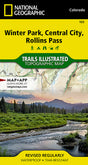 National Geographic Maps Winter Park, Central City, Rollins Pass Map