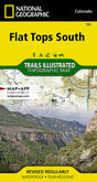 National Geographic Maps Flat Tops South Map