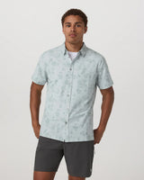 Vuori Bridge Button Down - Mens Sable Mini Stripe