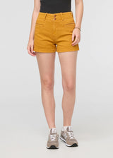 Duer LuxTwill High Rise Short - Womens Camel