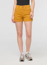 Duer LuxTwill High Rise Short - Womens Camel
