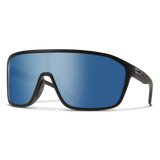 Smith Boomtown Matte Black | ChromaPop Polarized Blue Mirror