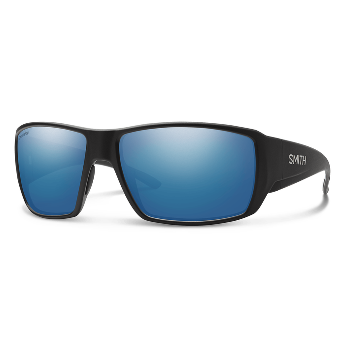 Smith Guides Choice Matte Black | Chromapop Polarized Blue Mirror