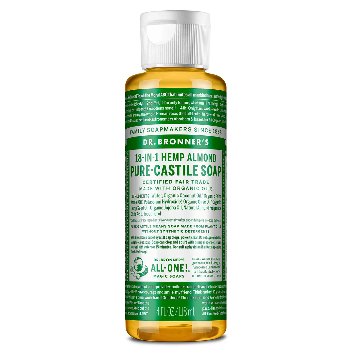 Dr. Bronners Liquid Soap Almond