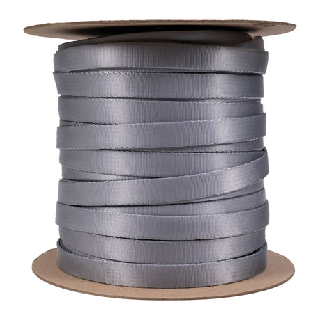 Sterling Rope Webbing Tubular Silver / 11/16