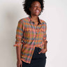 Toad & Co. Re-Form Flannel Long Sleeve Shirt - Womens UMBER MADRAS / S