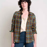 Toad & Co. Re-Form Flannel Long Sleeve Shirt - Womens Black / XS