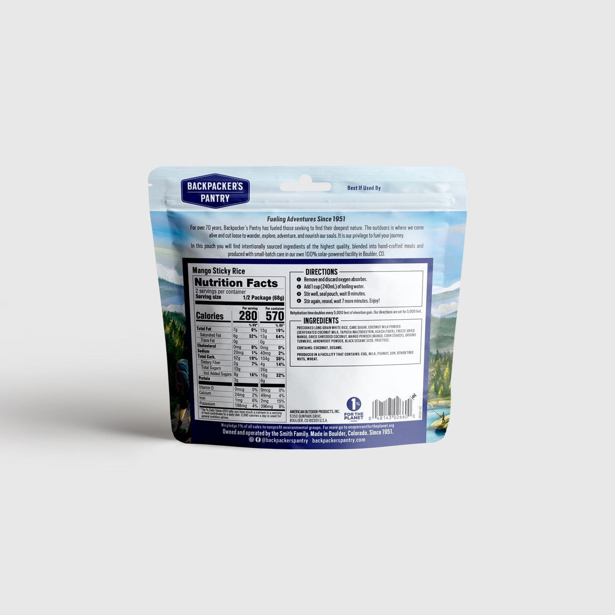 Backpackers Pantry Mango Sticky Rice