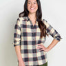 Toad & Co. Re-Form Flannel Long Sleeve Shirt - Womens BARLEY BUFFALO CHECK / XS