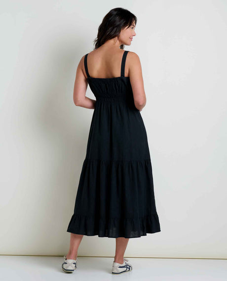Toad & Co. Taj Hemp Tiered Midi Dress - Womens
