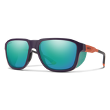 Smith Embark Matte Purple Cinder Hi Viz | ChromaPop Polarized Opal Mirror Lens