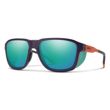 Smith Embark Matte Purple Cinder Hi Viz | ChromaPop Polarized Opal Mirror Lens