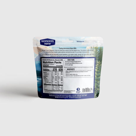 Backpackers Pantry Granola/Blueberries/Almonds/Milk