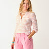 Carve Designs Dylan Gauze Shirt - Womens Pink Batik