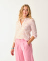 Carve Designs Dylan Gauze Shirt - Womens Pink Batik