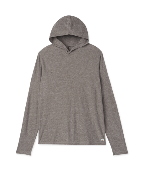 Vuori Strato Tech Hoodie - Mens Black Heather / XXL