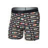 Saxx Quest Quick-Dry Mesh Boxer Brief Oartiz-Black
