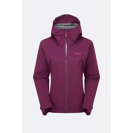 RAB Downpour Light Jacket - Womens Mulberry / XS