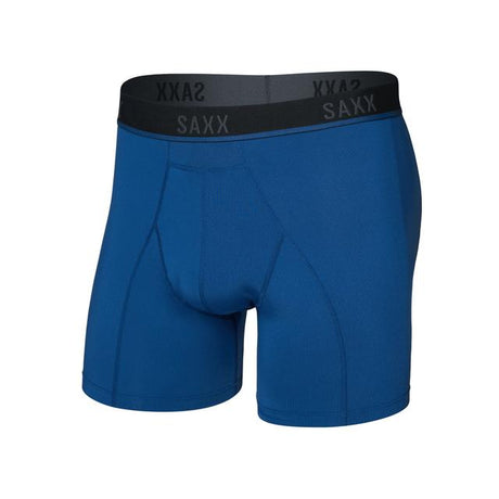 Saxx Kinetic Light - Compression Mesh Boxer Brief - Mens Maze Camo-Navy Dawn