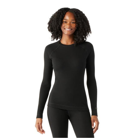 Smartwool Classic Thermal Merino Base Layer Crew - Womens Black
