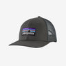 Patagonia P-6 Logo Trucker Hat White w/Quiet Violet