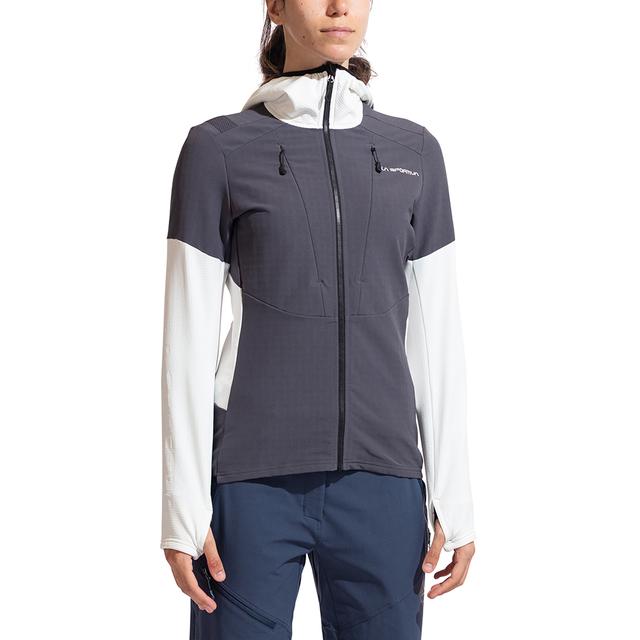 La Sportiva Session Tech Hoody - Womens Onyx/Chalk / S