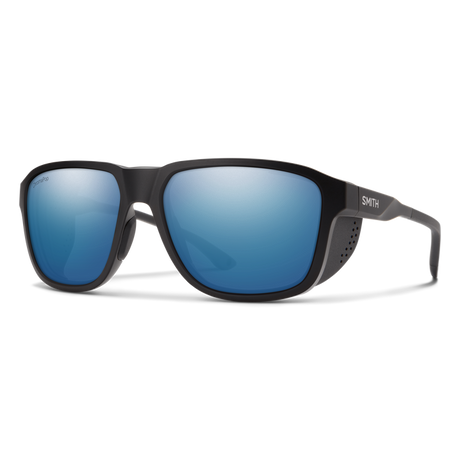 Smith Embark Matte Black | ChromaPop Polarized Blue Mirror Lens