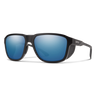 Smith Embark Matte Black | ChromaPop Polarized Blue Mirror Lens