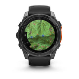 Garmin Fenix 8 51 Mm, Amoled, Slate Gray With Black Silicone Band