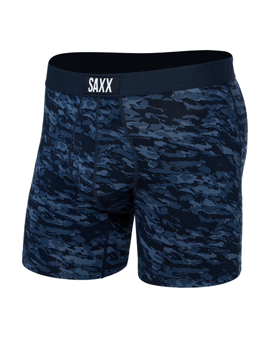 Saxx Ultra Super Soft Boxer Brief Basin Camo- Navy