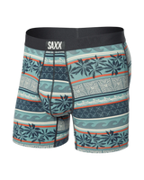 Saxx Ultra Super Soft Boxer Brief Beach hack Stripe-Teal / S