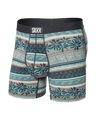 Saxx Ultra Super Soft Boxer Brief Beach hack Stripe-Teal / S