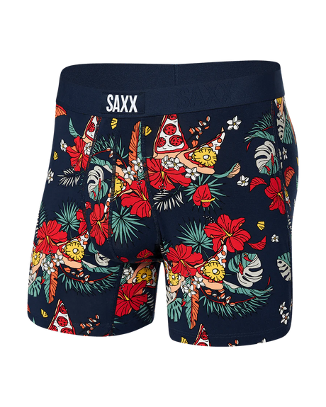 Saxx Ultra Super Soft Boxer Brief Hawaiian Pizza- Navy