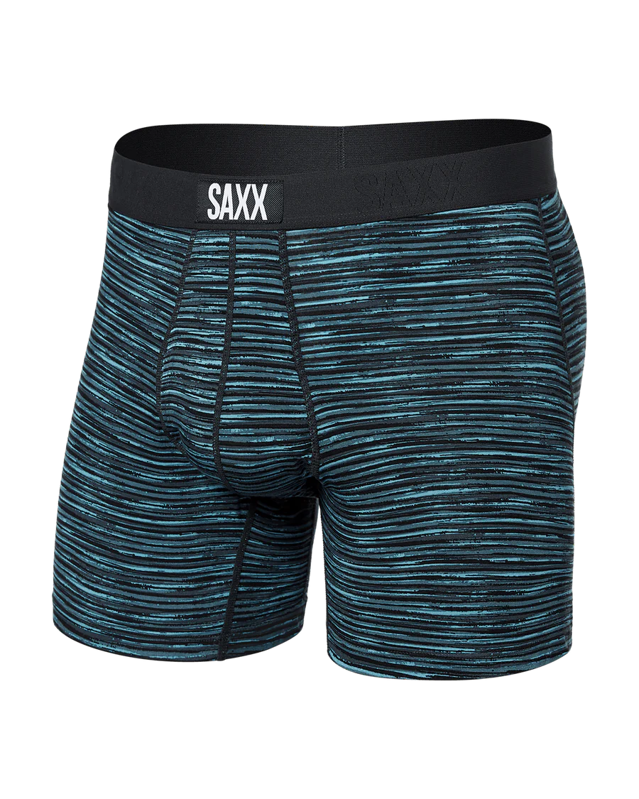 Saxx Ultra Super Soft Boxer Brief Spacedye Stripe-Grey Mlti