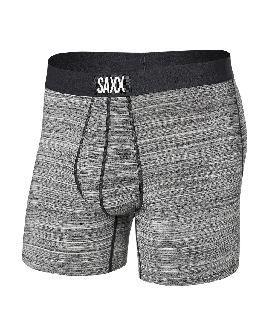 Saxx Ultra Super Soft Boxer Brief Spacedye Heather- Grey