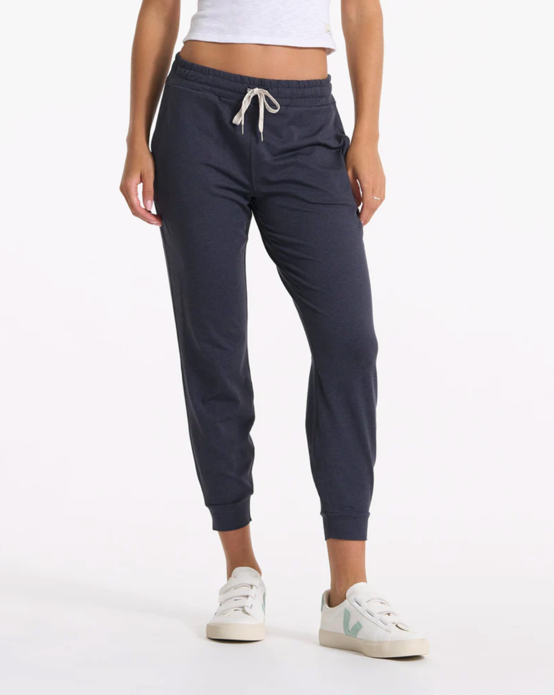 Vuori Performance Jogger - Long - Womens Moss Heather / M